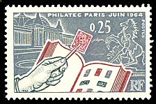 Image du timbre Exposition philatélique internationale de ParisPhilatec 1964