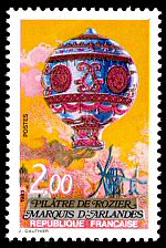 Image du timbre Pilâtre de Rozier et Marquis d'Arlandes-1ère ascension de l'homme dans l'atmosphère