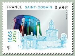 Image du timbre Saint-Gobain 1668-2015