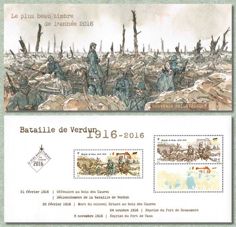 Image du timbre Bataille de Verdun 1916 - 2016