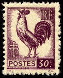 Image du timbre 30 c lilas foncé