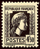 Image du timbre 4F50 noir