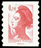 Image du timbre La Liberté de Gandon