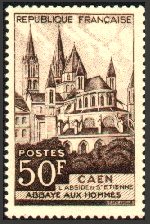 Image du timbre Caen - L´Abbaye aux hommes-L´abside Saint Etienne