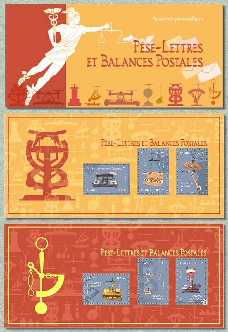 Balances Postales - Souvenir philatélique