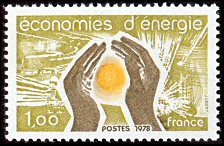 Image du timbre Economies d'énergie