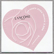 Image du timbre Cœur autoadhésif Lancôme Paris à 2,58 €