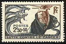 Image du timbre Lutte contre le cancerScientia