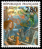 Image du timbre «Meilleurs vœux» par Florence Magnin
