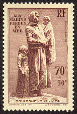 Image du timbre Aux marins perdus en merBoulogne sur mer