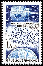 Image du timbre Météorologie nationale