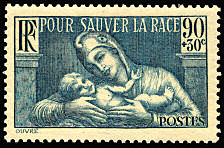 Image du timbre Pour sauver la race