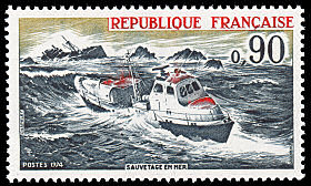 Image du timbre Sauvetage en mer