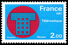 Image du timbre La télématique