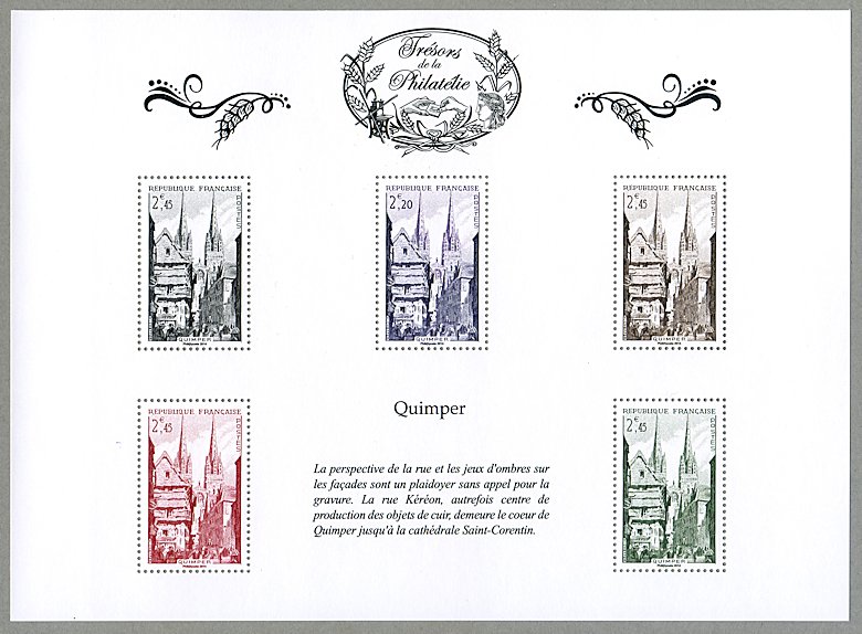 Image du timbre Feuille 8 - Quimper