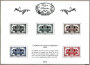 Les 5 timbres de la collection des trésors de la philatélie 2016