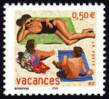 Image du timbre Vacances