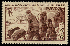 Image du timbre Pour nos victimes de la guerre PTT