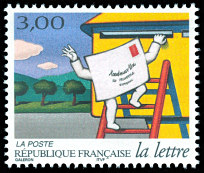 Image du timbre 2 - Envoi de la lettre