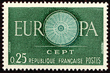 EUROPA C.E.P.T. 0,25F vert