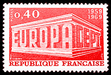 EUROPA C.E.P.T. 0,40F<br>1959-1969