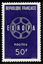 Image du timbre EUROPA 50 F violet