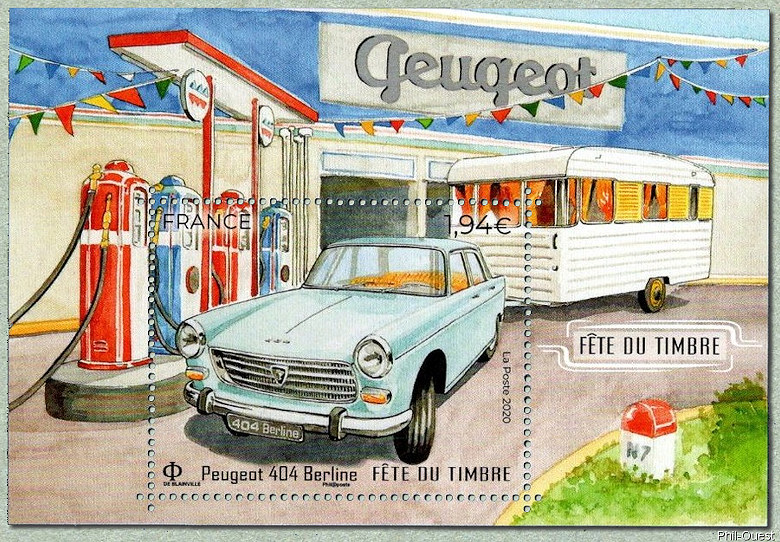 Image du timbre Peugeot 404