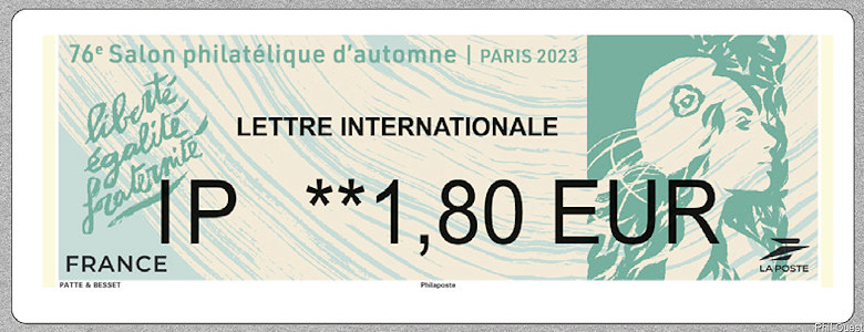 Image du timbre Marianne de l'Avenir pour lettre internationale de 20g