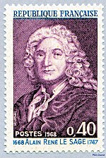 Alain René Le Sage 1668 - 1747