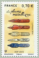 Image du timbre La plume métallique - XIXe siècle