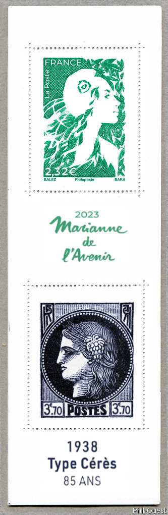 Carnet Marianne - Cérès  1938-2024