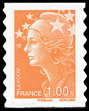 Image du timbre Marianne de Beaujard 1 €