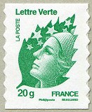Image du timbre Lettre verte 20g