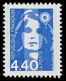 Marianne de Briat 4F40 bleu