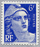 Marianne de Gandon 6 F bleu-violet