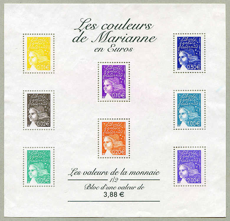 Les couleurs de Marianne
   Les valeurs de la monnaie