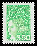 Marianne de Luquet 3 F 50 vert-jaune