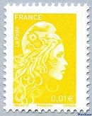 Marianne d'Yseult Digan
   Complémentaire 0,01 € jaune