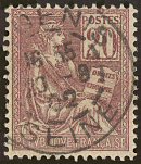 Image du timbre Mouchon Type I20 c brun-lilas
