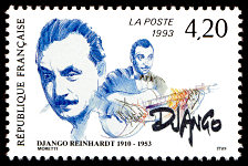 Image du timbre Django Reinhardt 1910-1953