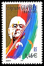 Image du timbre Stéphane Grappelli 1908-1997