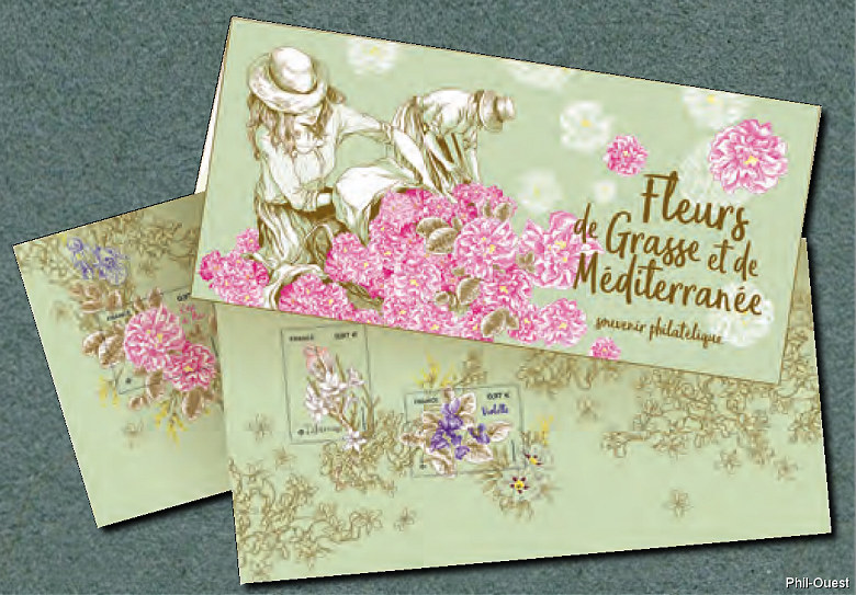 Image du timbre Fleurs de Grasse et de Méditerranée