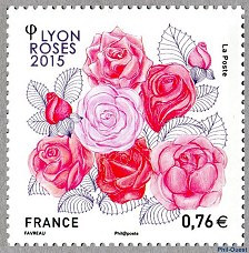 Image du timbre Roses 0,76 euro
