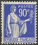 Image du timbre Type Paix 4ème série 90c outremer