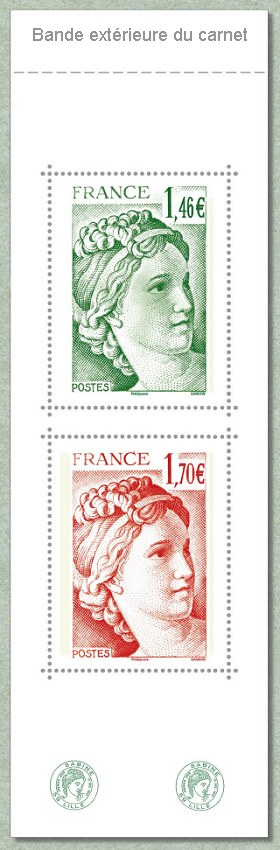 Image du timbre Carnet des 40 ans de la Sabine de Gandon