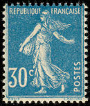Image du timbre Semeuse camée 2ème série 30c bleu