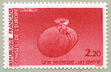 Image du timbre Une jeunesse - Un avenir - 2,20 F