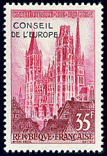 Cathédrale de Rouen
   surchargé Conseil de l'Europe