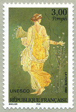 Image du timbre Pompéi - Peinture murale