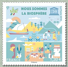 Image du timbre NOUS SOMMES LA BIOSPHÈRE